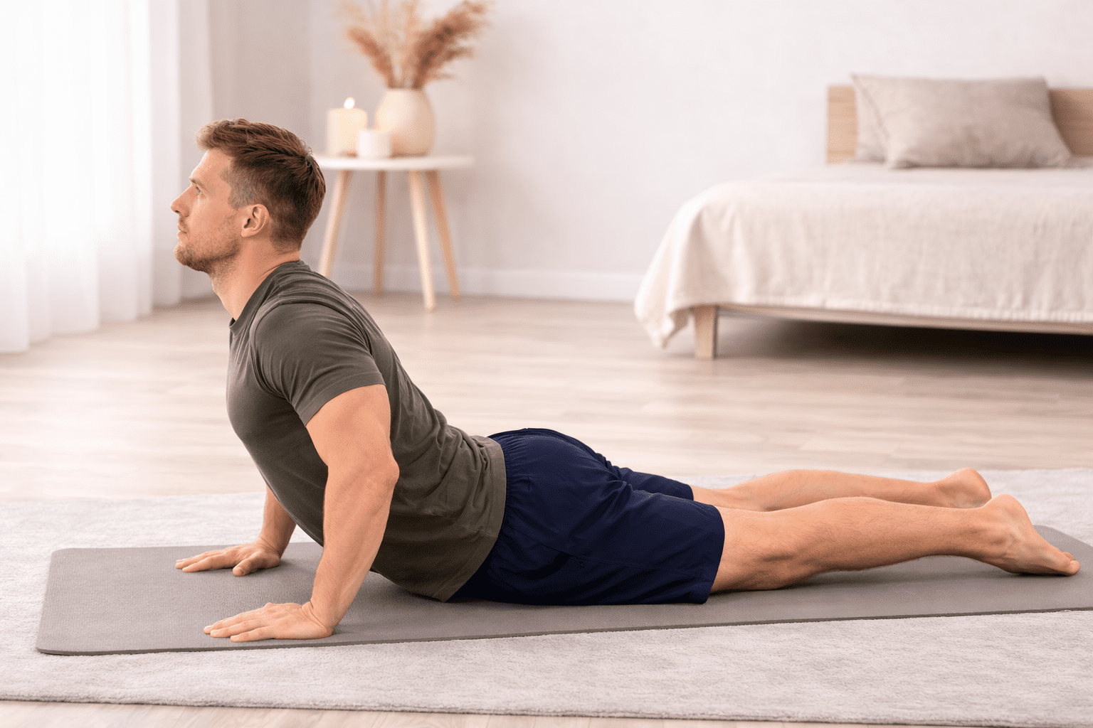 McKenzie press-up øvelse for isjias