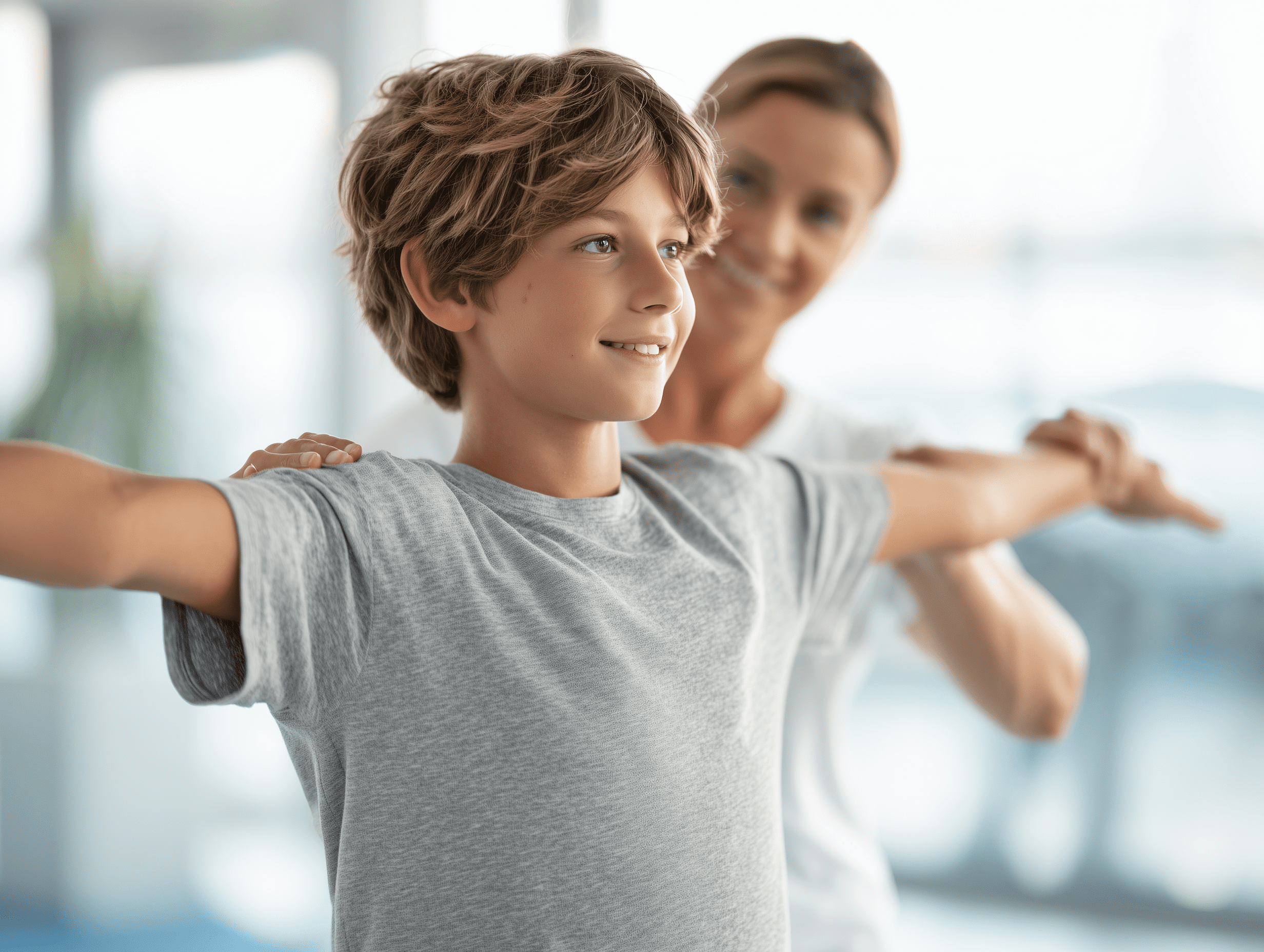 Barn får fysioterapi hjemme i kjente omgivelser