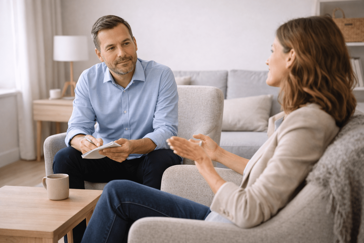 Psykologsamtale om stressmestring